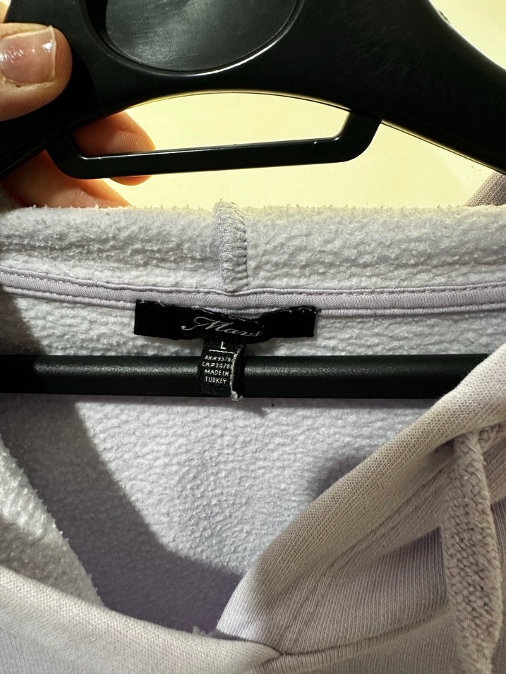 Mavi Baskılı Kapüşonlu Mor Sweatshirt - Görsel 2