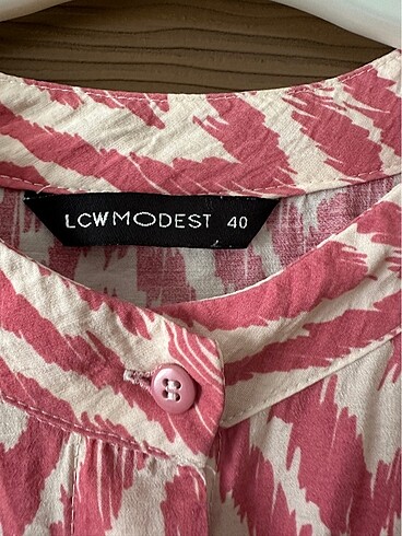 LC Waikiki Lcw modest pembe elbise