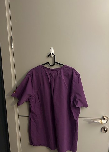 Mor LA Lakers Baskılı Erkek Tişört - Görsel 2