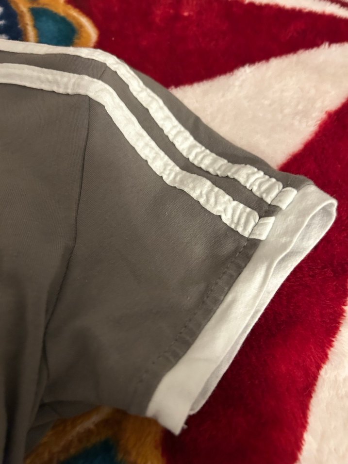 Kız Çocuk Gri Baskılı Kısa Kollu Tişört - Görsel 2