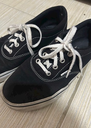 Siyah Bağcıklı Kadın Spor Ayakkabı - Görsel 3