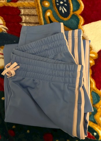 Erkek Mavi Adidas Fermuarlı Eşofman Altı - Görsel 5