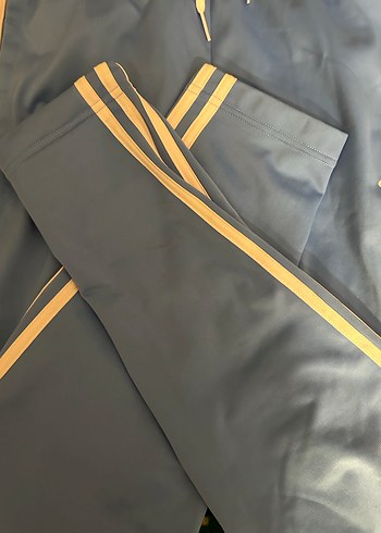 Erkek Mavi Adidas Fermuarlı Eşofman Altı - Görsel 2