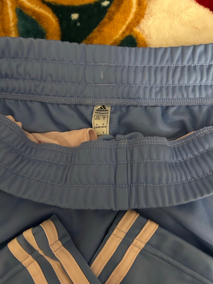 Erkek Mavi Adidas Fermuarlı Eşofman Altı - Görsel 4