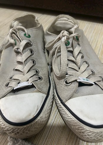 Beyaz Minimalist Kadın Spor Ayakkabı - Görsel 3