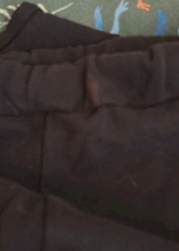 Siyah Kadın Rahat Kesim Eşofman Altı - Görsel 5