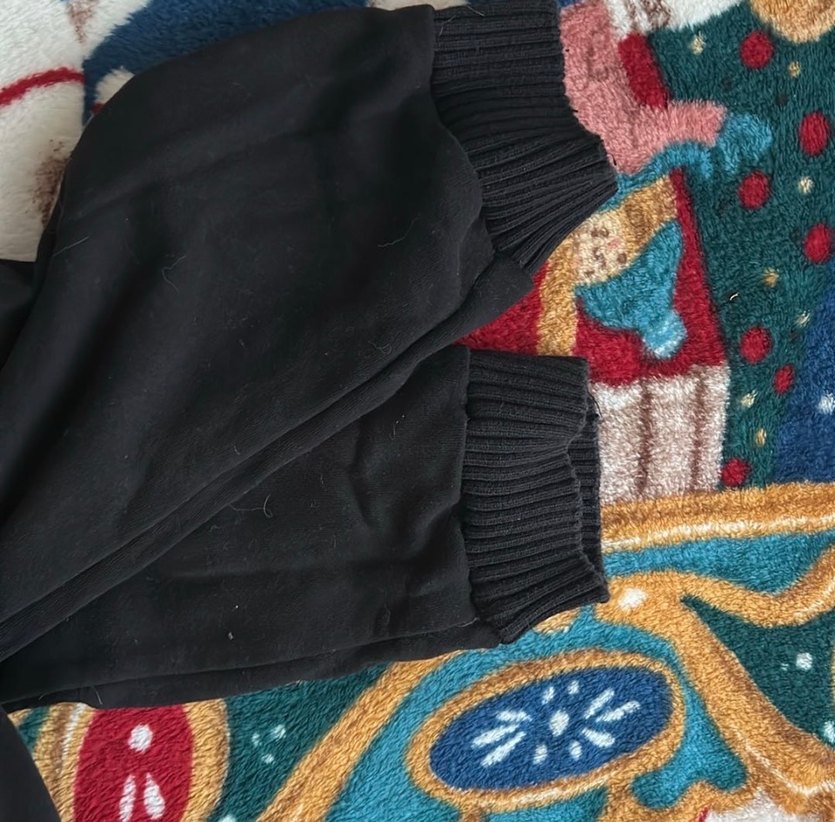 Siyah Kadın Rahat Kesim Eşofman Altı - Görsel 2