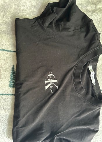 Kız Çocuk Siyah Calvin Klein Tişört - Görsel 4