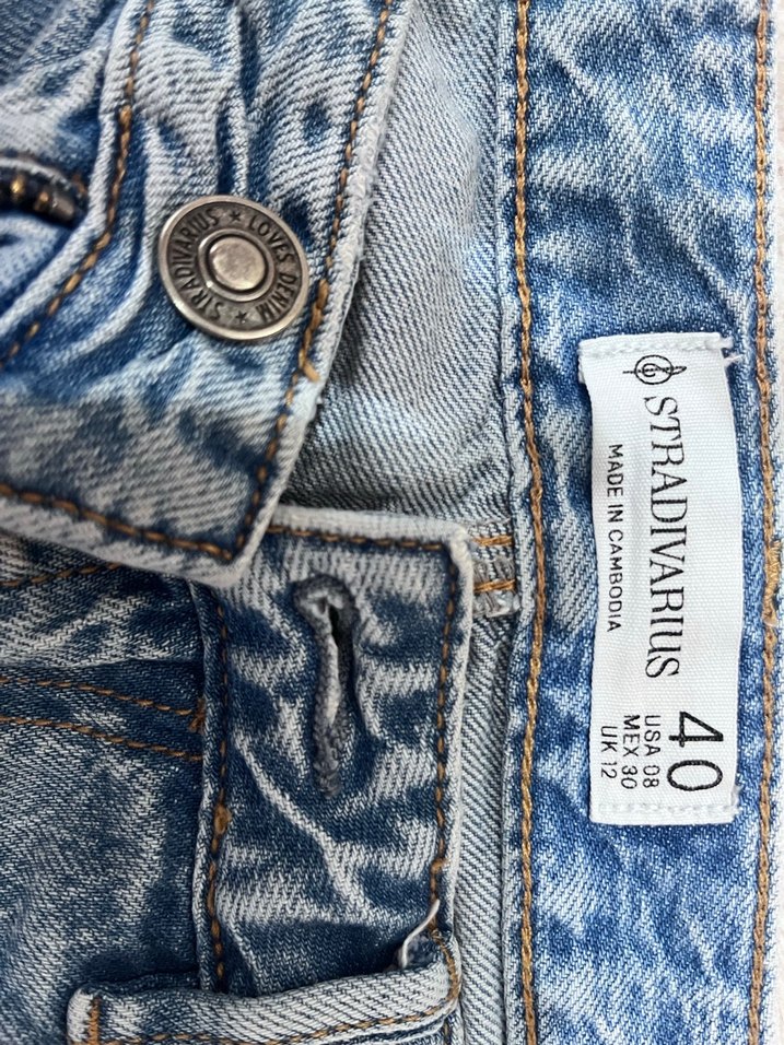 Stradivarius Kadın Denim Pantolon - Görsel 2