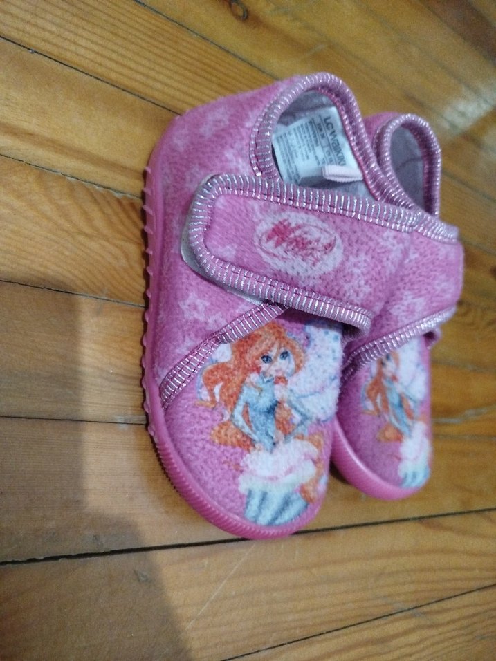 Kız Çocuk Pembe Sıcak Terlikler - Görsel 2