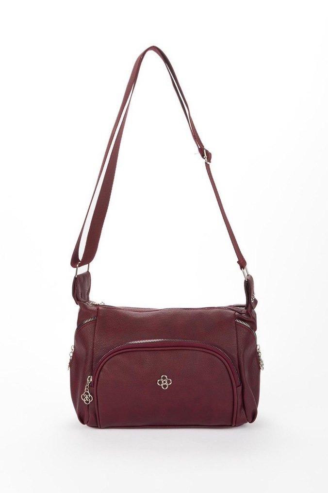 TEKLİFE AÇIKTIR Günlük Deri Kadın Çanta - Tokalı, Biker Tarzı - Görsel 2