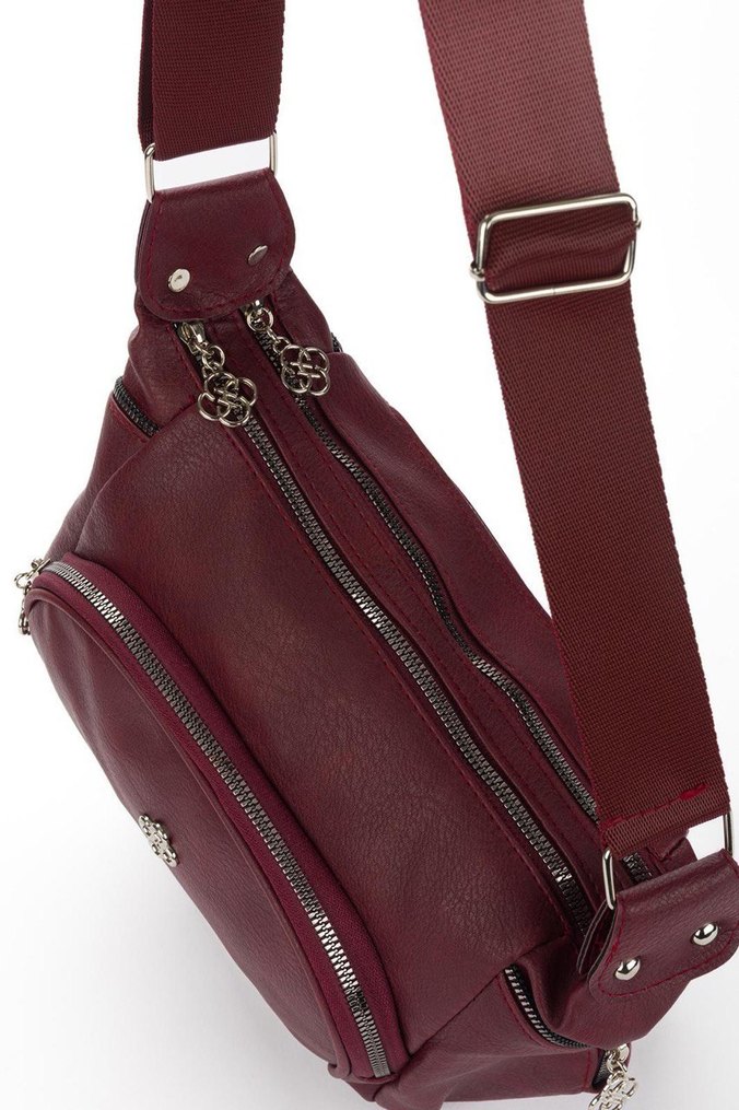 TEKLİFE AÇIKTIR Günlük Deri Kadın Çanta - Tokalı, Biker Tarzı - Görsel 3