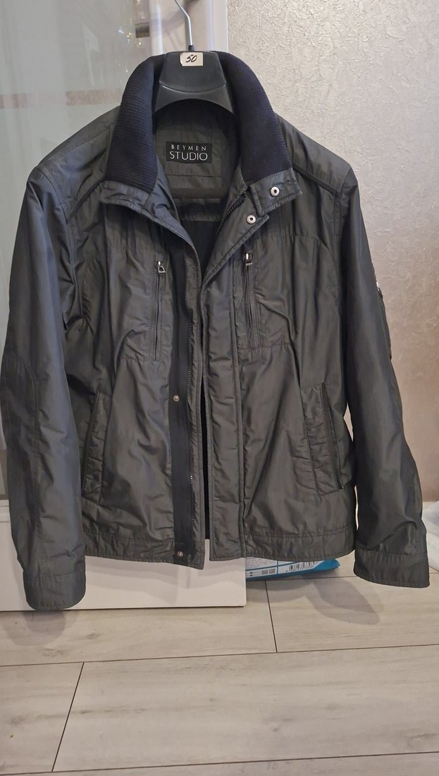 Gri i Erkek Mont - Görsel 4