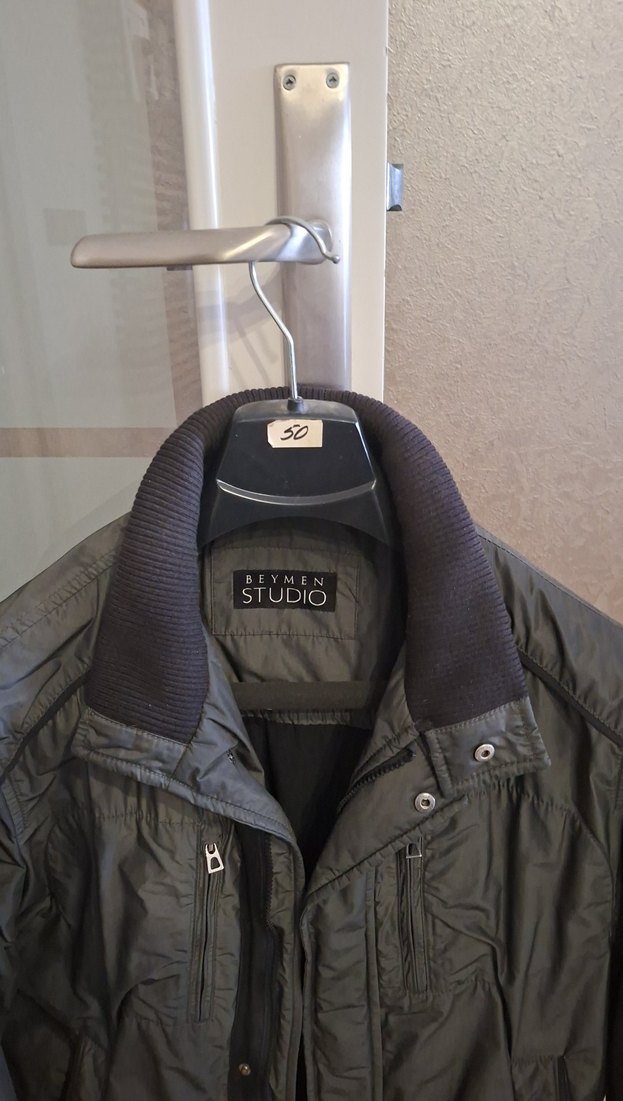 Gri i Erkek Mont - Görsel 2