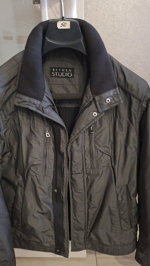 Gri i Erkek Mont - Görsel 3