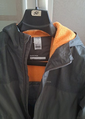 asker yeşili Fermuarlı Erkek Çocuk Montu - Görsel 2