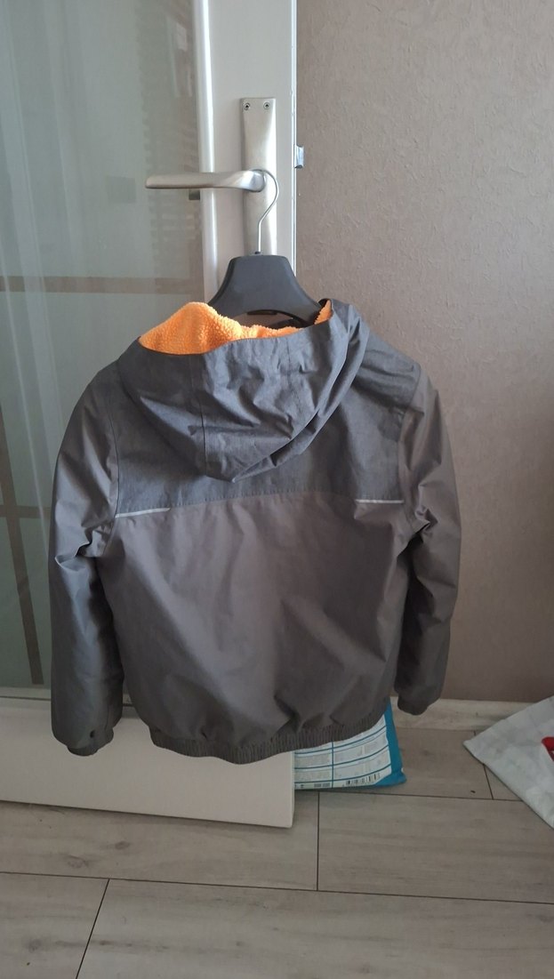 asker yeşili Fermuarlı Erkek Çocuk Montu - Görsel 4