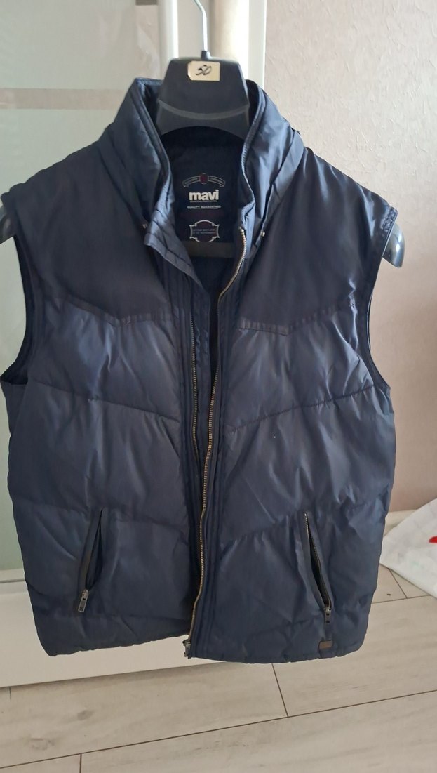 Lacivert Fermuarlı Erkek Yelek - Görsel 4