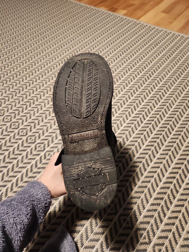 Tokalı Siyah Erkek Biker Botları - Görsel 5