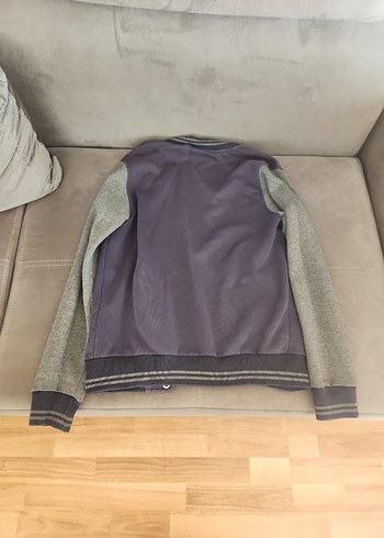 Erkek Gri Cepli Düğmeli Hırka - Görsel 3