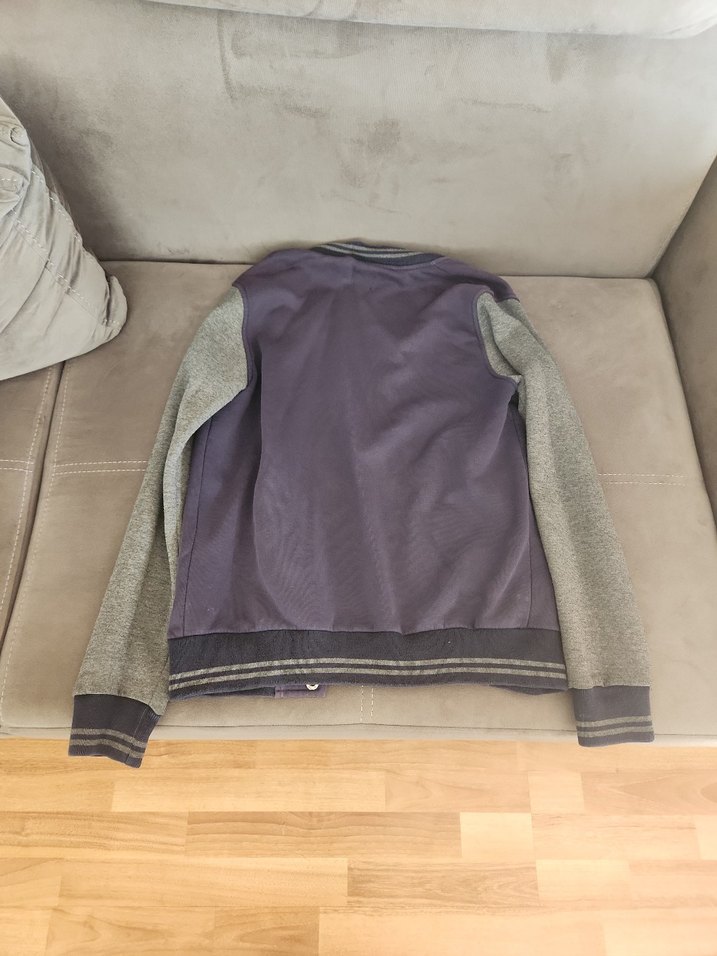 Erkek Gri Cepli Düğmeli Hırka - Görsel 3