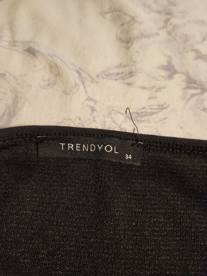 Siyah Süet Strappy Gotik Büstiyer - Görsel 3