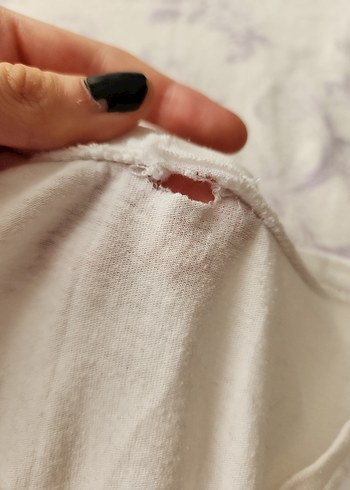 Baskılı Beyaz Kısa Kollu Erkek Tişörtü - Görsel 4