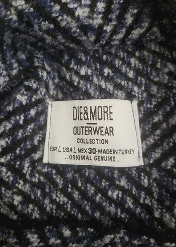 Düğmeli Lacivert Ceket - Görsel 3