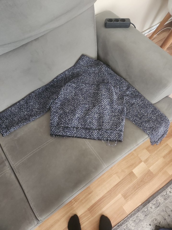 Düğmeli Lacivert Ceket - Görsel 2