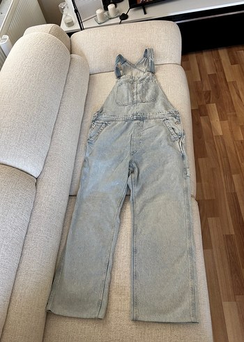 H&M Acik Mavi Denim Tulum