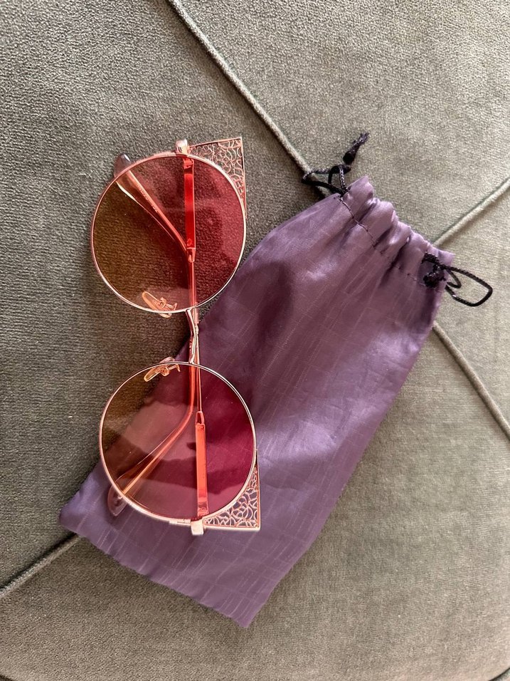 Pembe Kadın Güneş Gözlüğü - Görsel 3