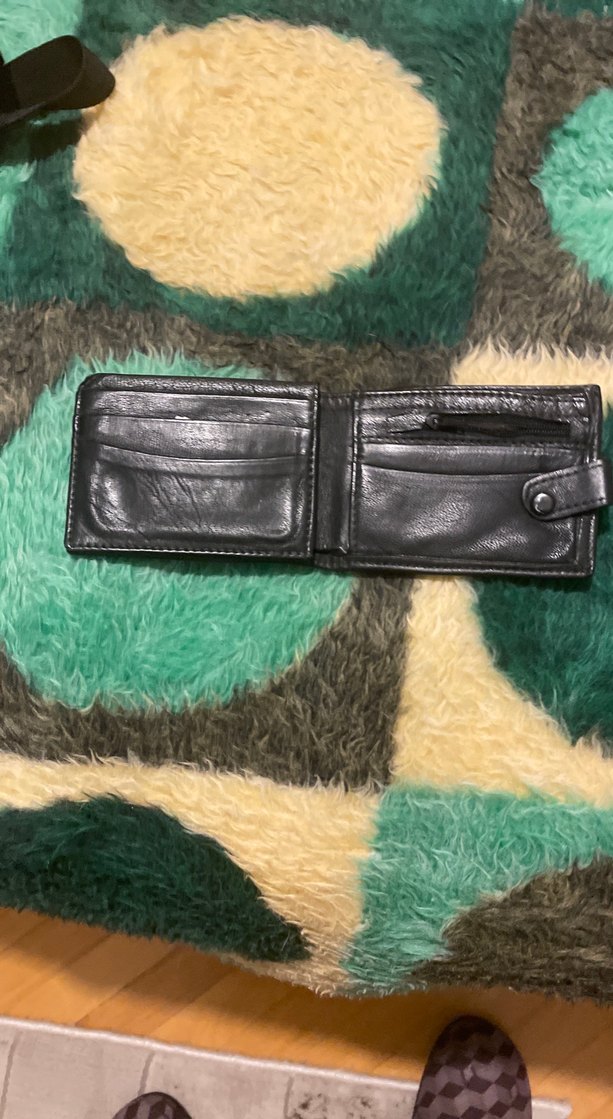 Siyah Gotik Desenli Erkek Cüzdanı - Görsel 2