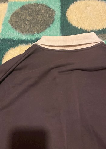 Kahverengi Uzun Kollu Polo Yaka Erkek Tişört - Görsel 4