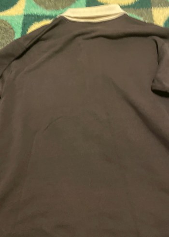 Kahverengi Uzun Kollu Polo Yaka Erkek Tişört - Görsel 3