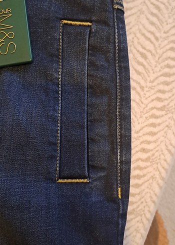 Lacivert kot etek .M&S pure luna marka. - Görsel 5