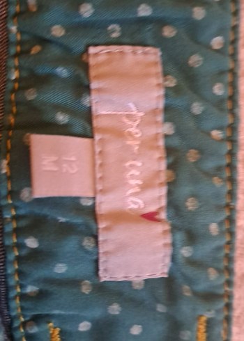 Lacivert kot etek .M&S pure luna marka. - Görsel 3