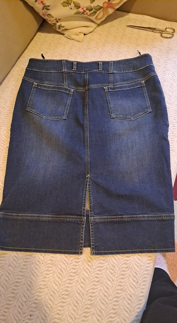 Lacivert kot etek .M&S pure luna marka. - Görsel 2