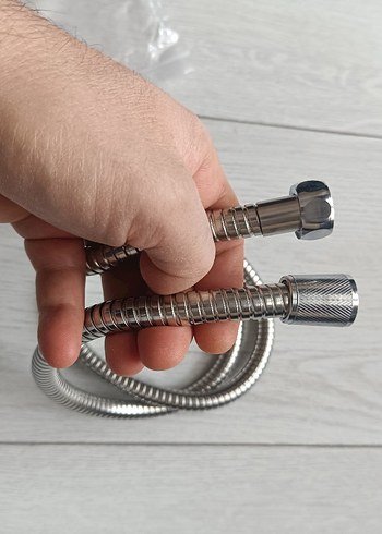 Gri Duş Hortumu 125 cm - Görsel 3