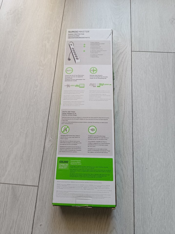 Belkin 6'lı Beyaz SurgeMaster Priz - Görsel 2