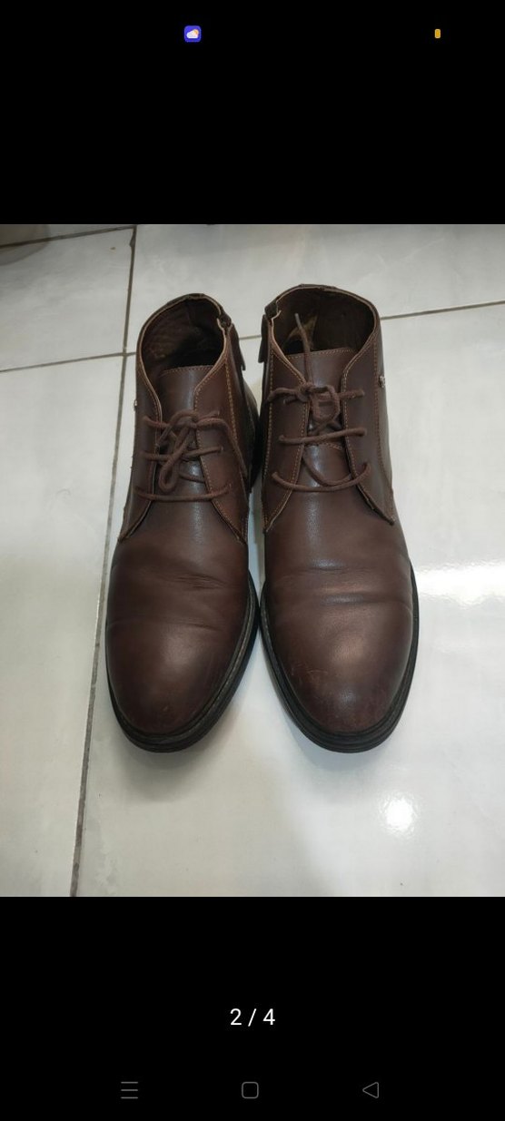 Kahverengi Deri Erkek Bağcıklı Bot - Görsel 2