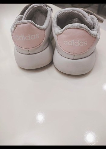 Kız Çocuk Beyaz Cırt Cırtlı Spor Ayakkabı - Görsel 2