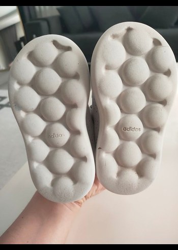 Kız Çocuk Beyaz Cırt Cırtlı Spor Ayakkabı - Görsel 4