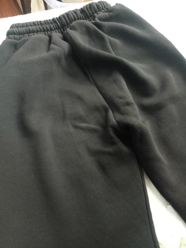 Kadın Siyah Rahat Kesim Eşofman Altı - Görsel 5