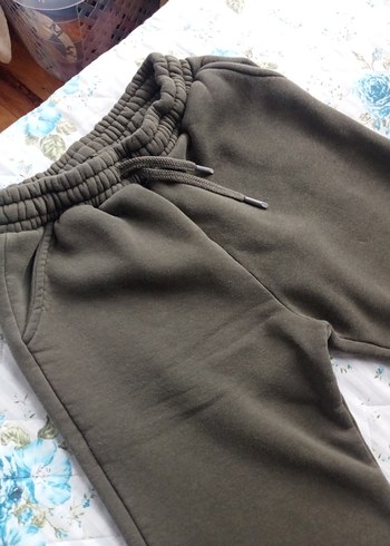 Kadın Geniş Kesim Midi Sweatpant - Görsel 7