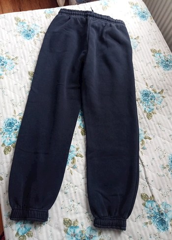 Gri Kadın Bol Kesim Midi Eşofman Altı - Görsel 4