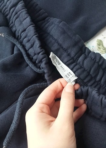 Gri Kadın Bol Kesim Midi Eşofman Altı - Görsel 2