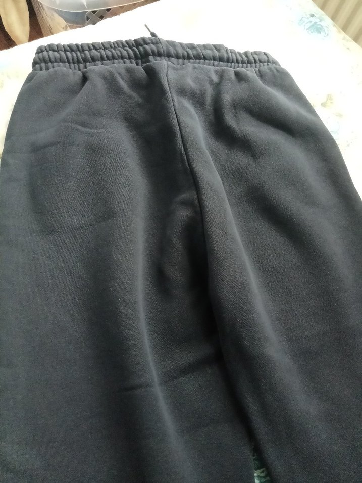 Gri Kadın Bol Kesim Midi Eşofman Altı - Görsel 5