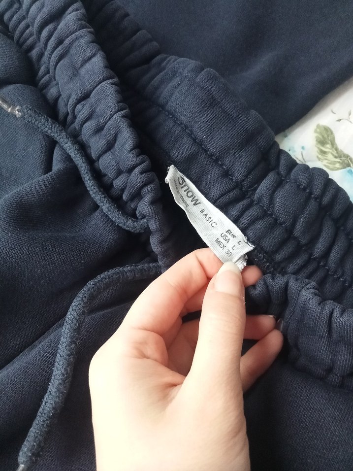 Gri Kadın Bol Kesim Midi Eşofman Altı - Görsel 2