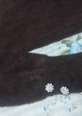 Düğmeli Kahverengi Uzun Kollu Kadın Kazak - Görsel 2