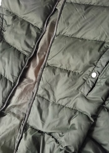 Koyu Yeşil Kadın Midi Kaban - Görsel 3